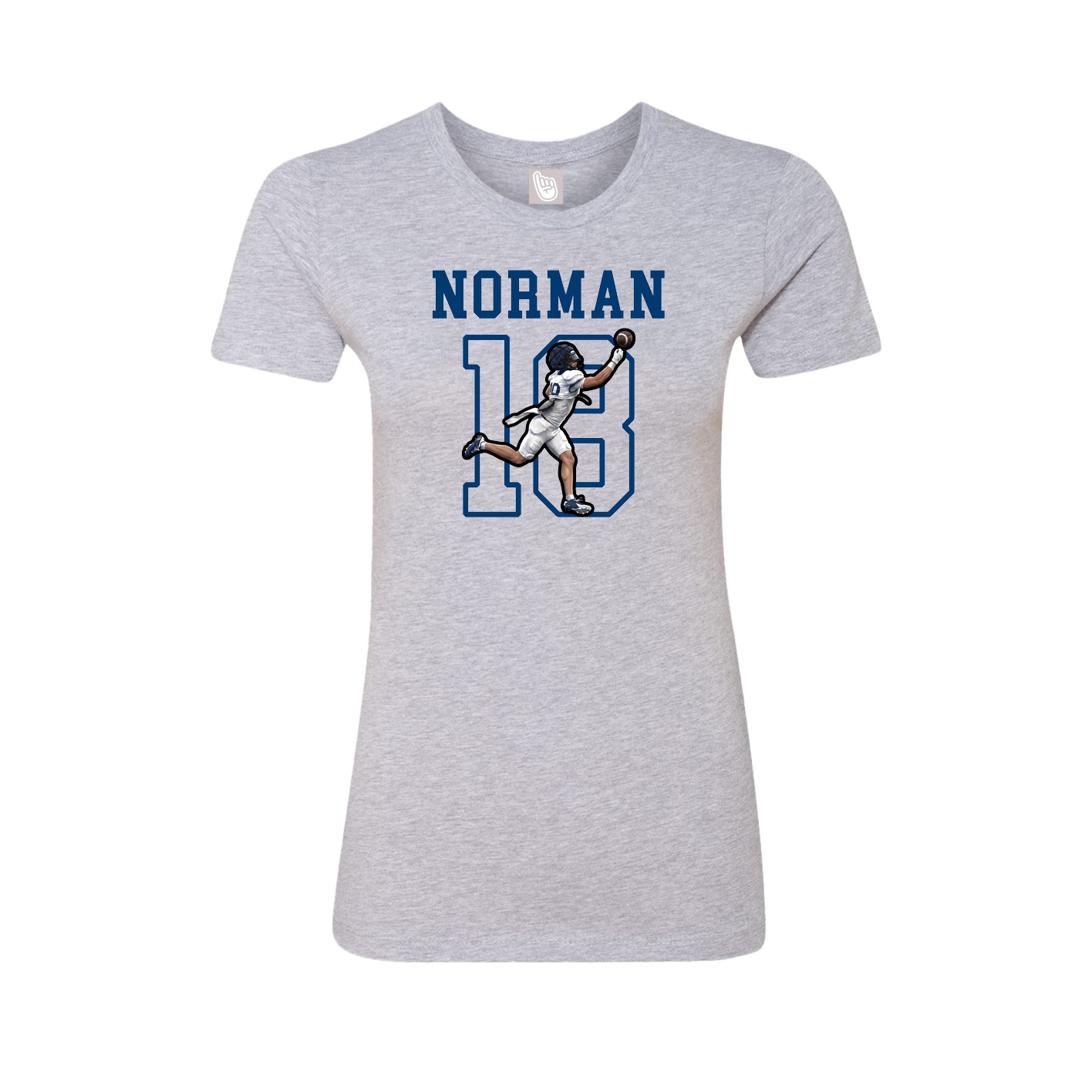 Fitted Women's Tee — Shirsey in Grey