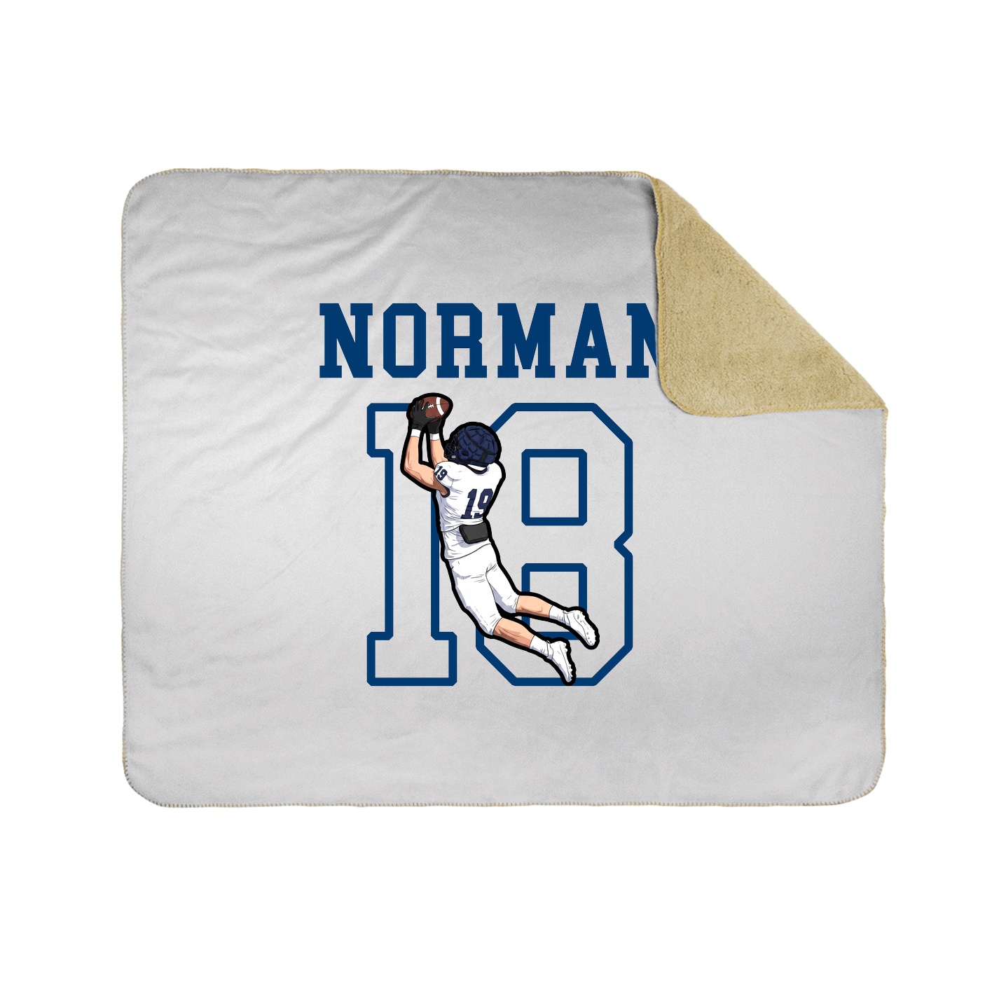 Throw Blanket — Shirsey in White