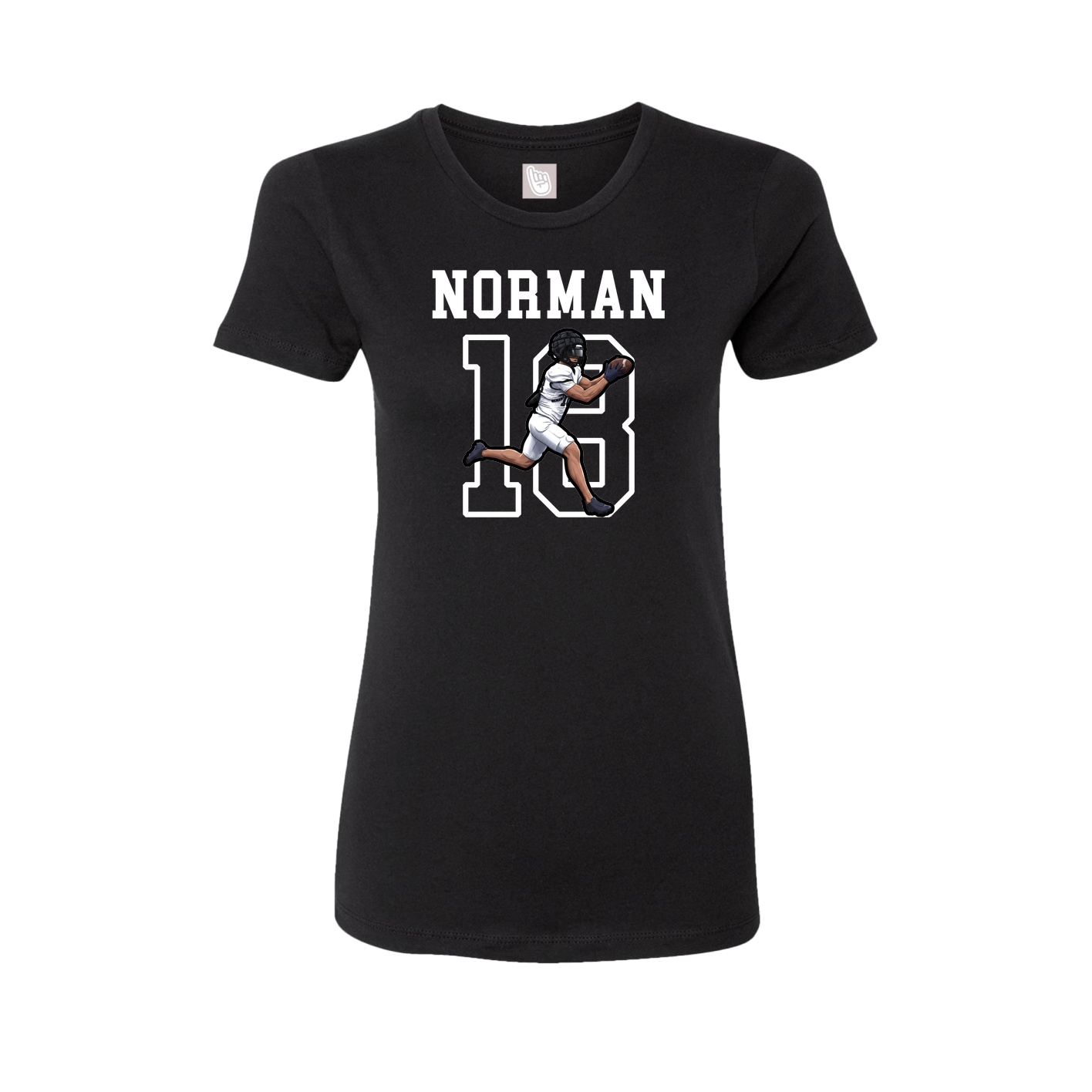 Fitted Women's Tee — Shirsey in Black