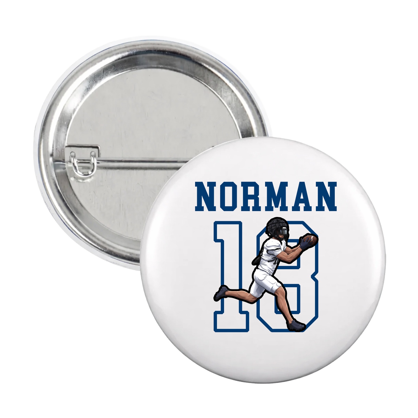 Game Day Button — Shirsey in White