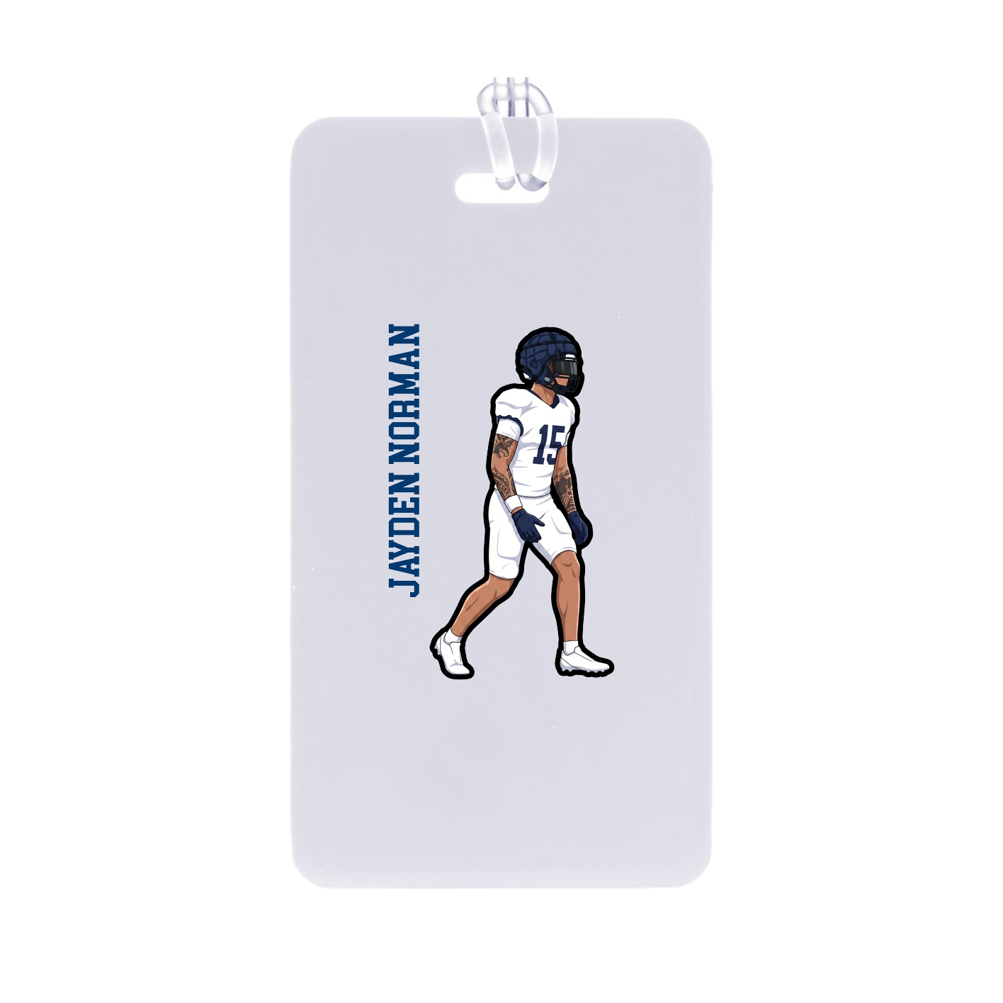 Bag Tag — Name Vertical in Classic