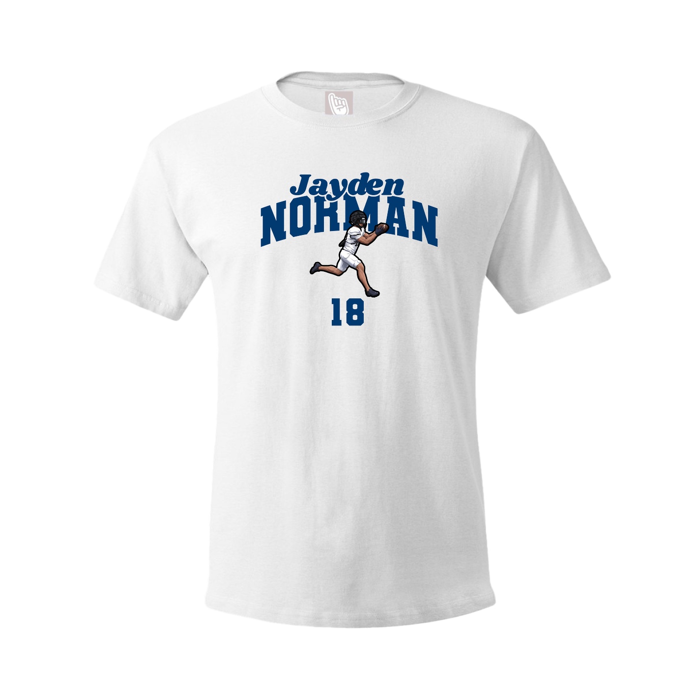 Youth Tee — Signature Arch in White