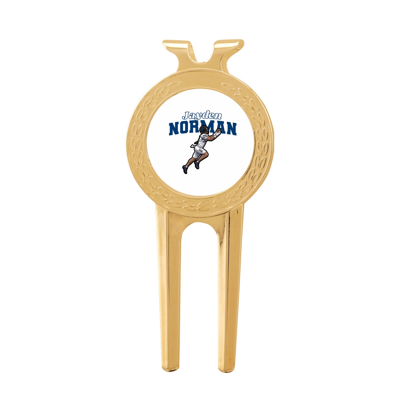 Divot Tool with Ball Marker — Name Arch in Classic