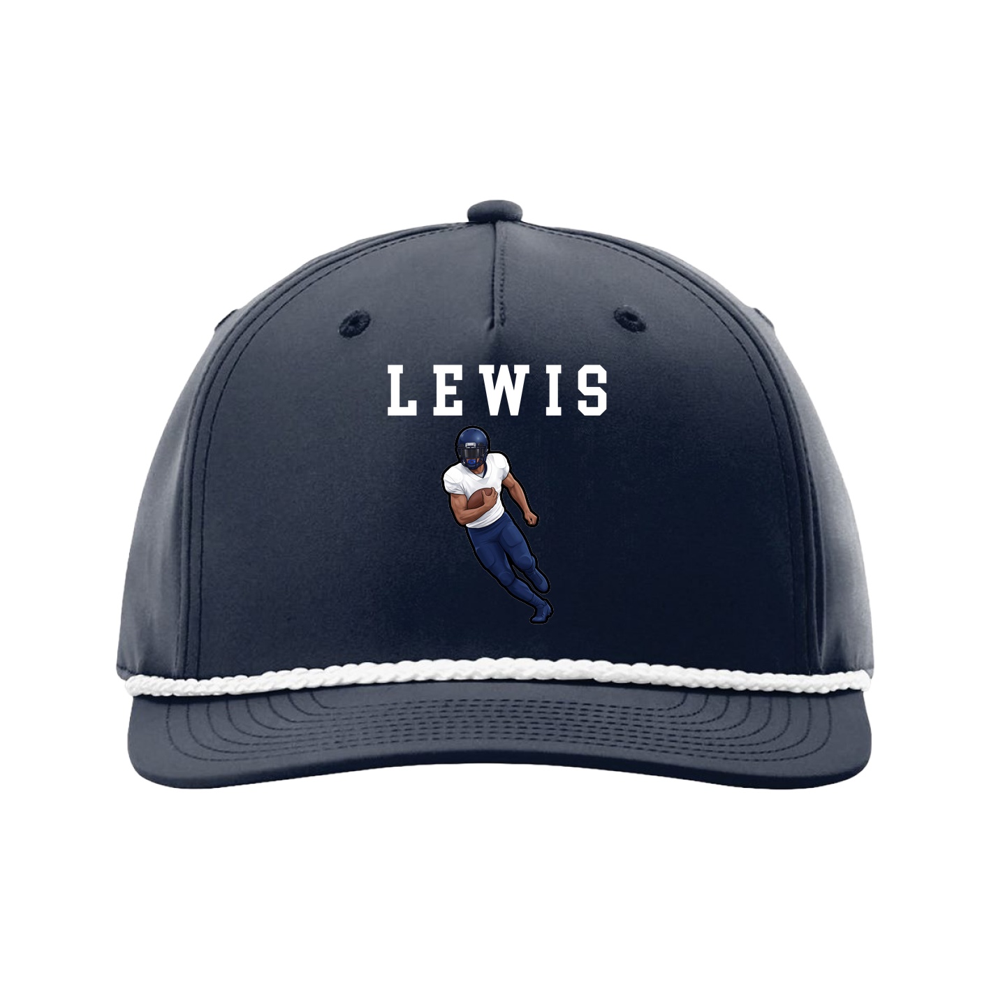 Five-Panel Classic Rope Cap — Shirsey in Navy