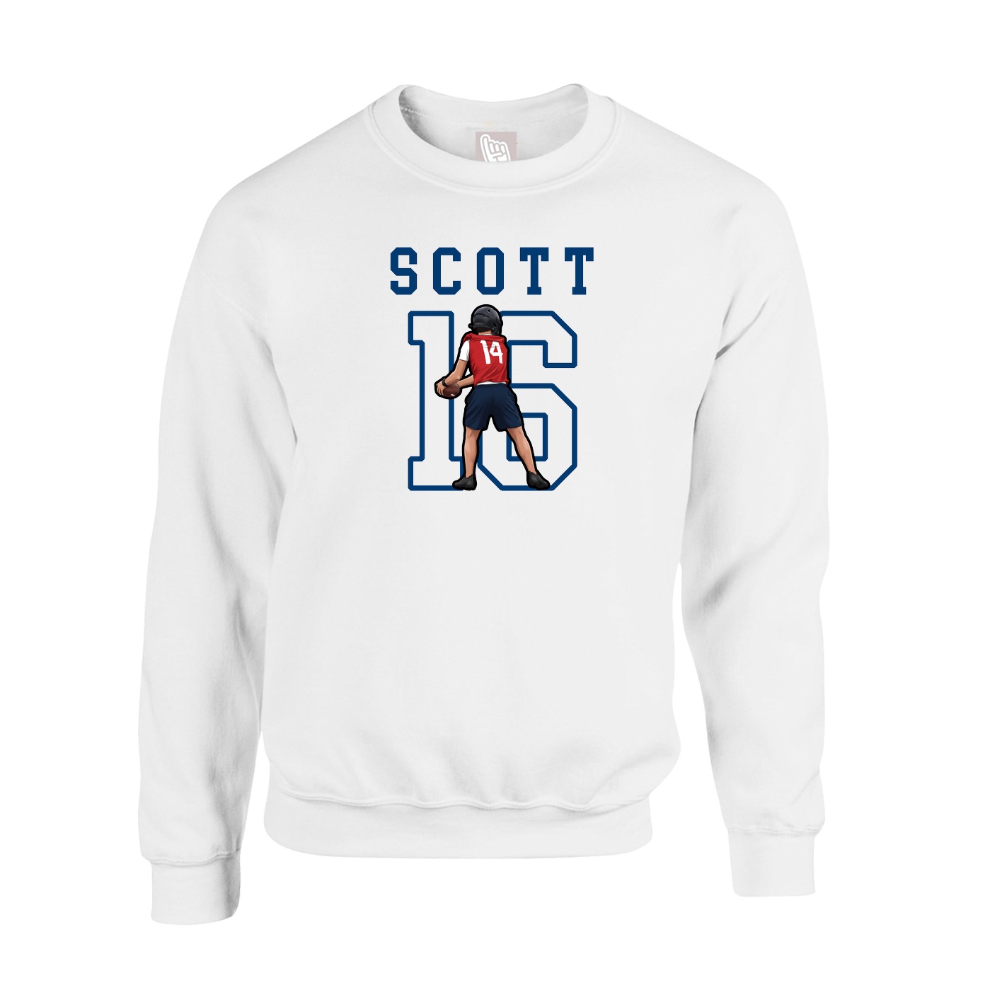 Fleece Crew — Shirsey in White