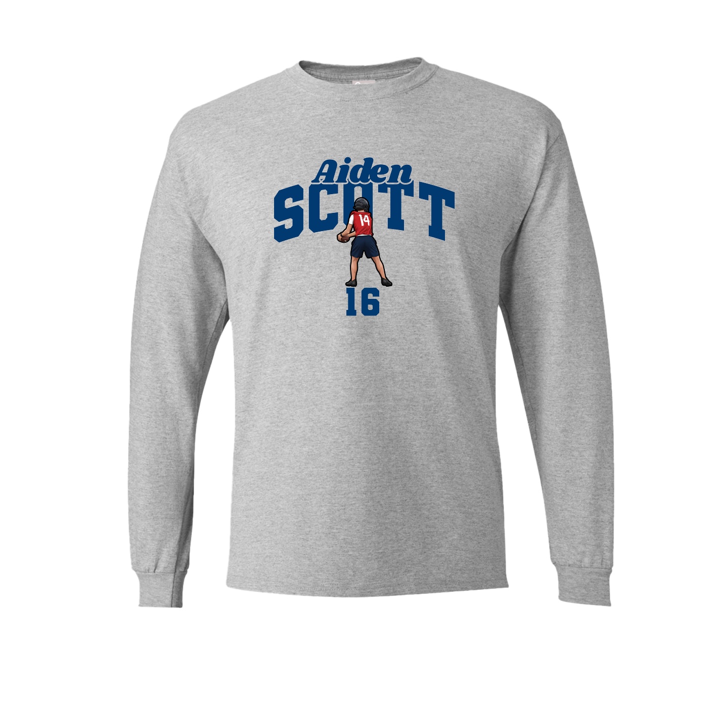 Long Sleeve Tee — Signature Arch in Grey