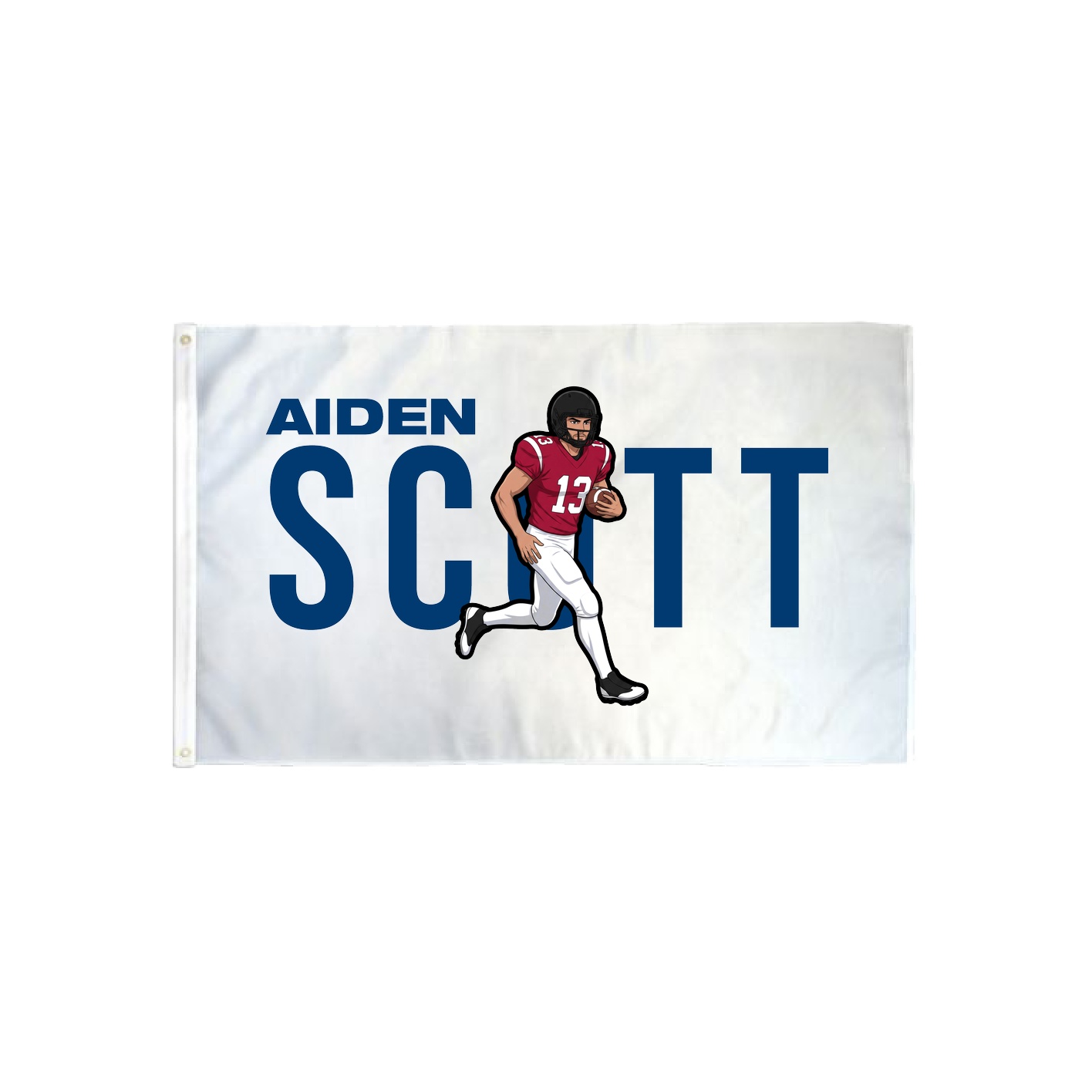 3x5 Flag — Player Name in Classic