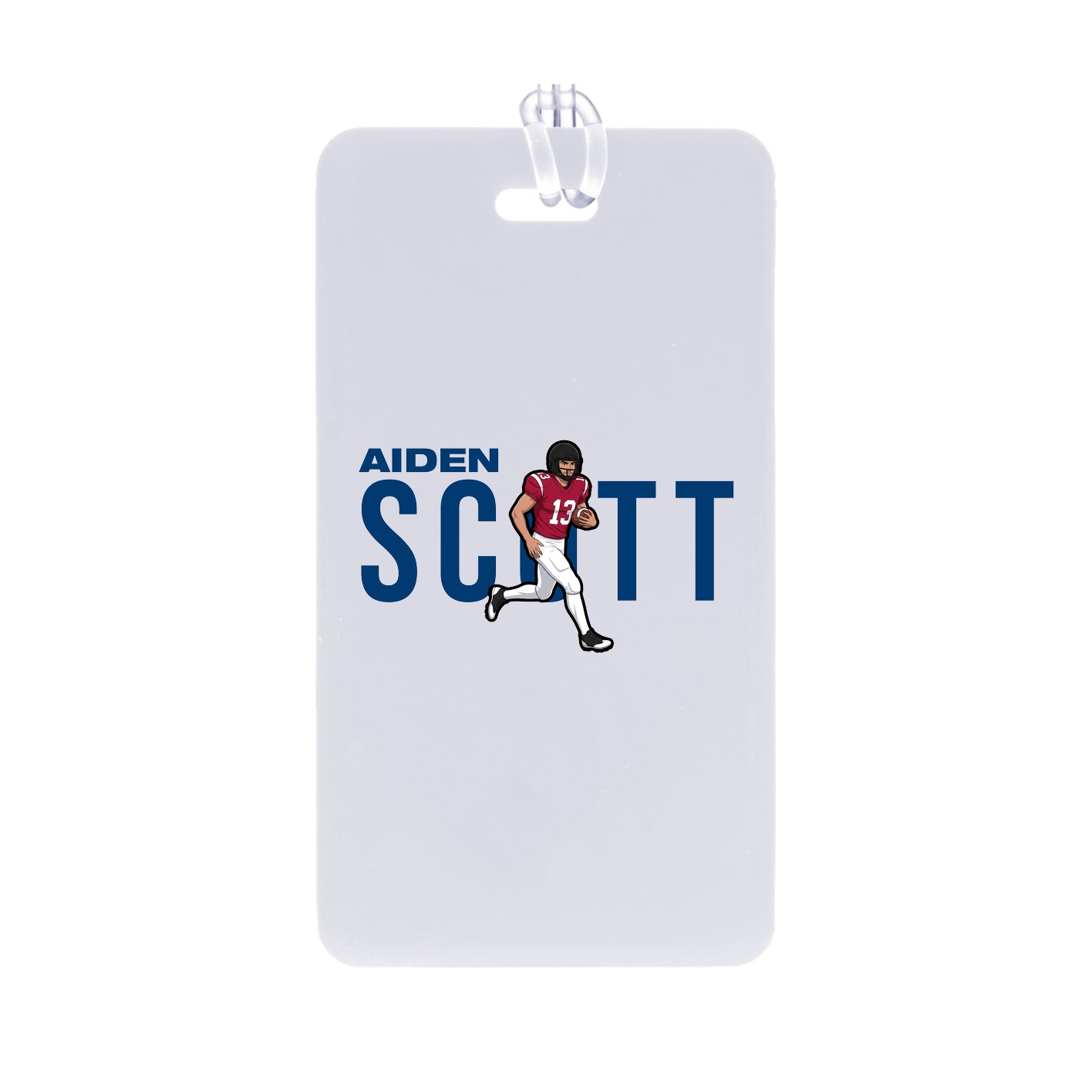Bag Tag — Player Name in Classic