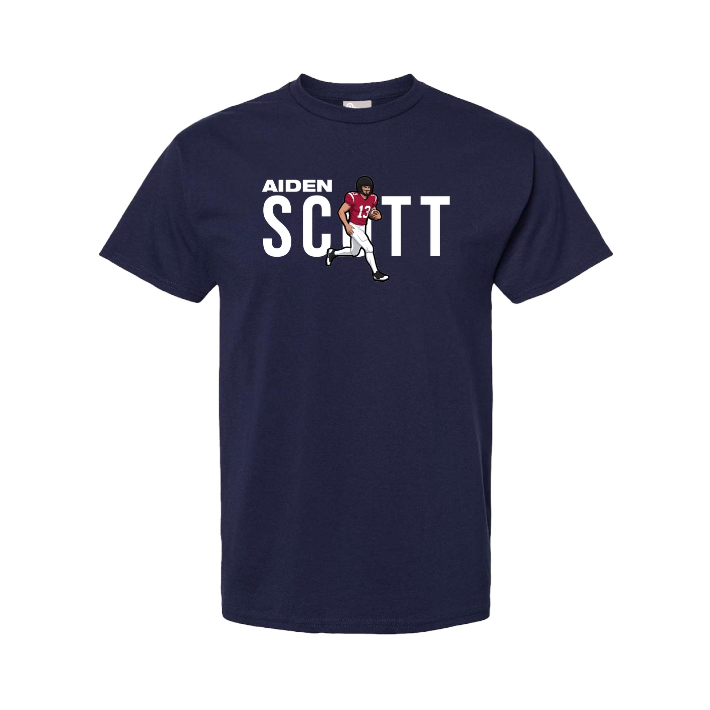 Tee — Player Name in Navy