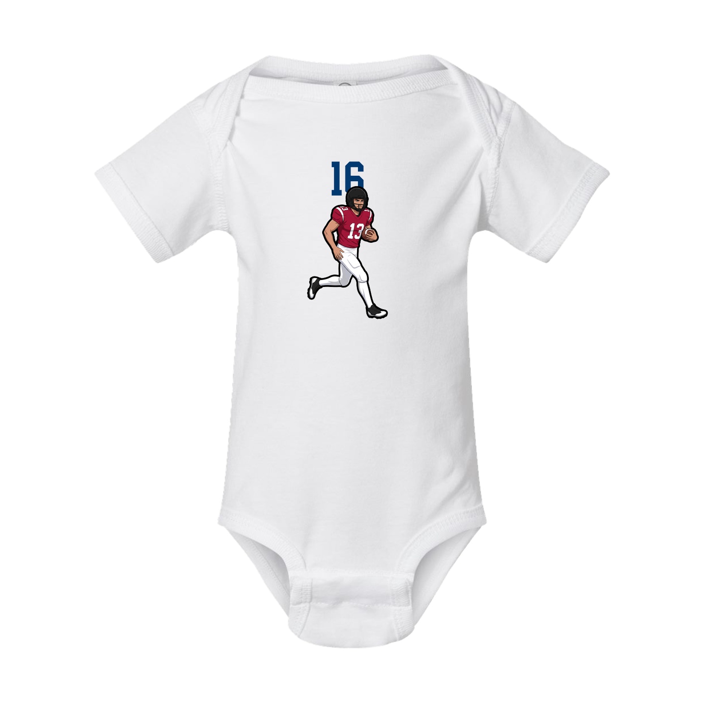 Baby Onesie — Number Top in White