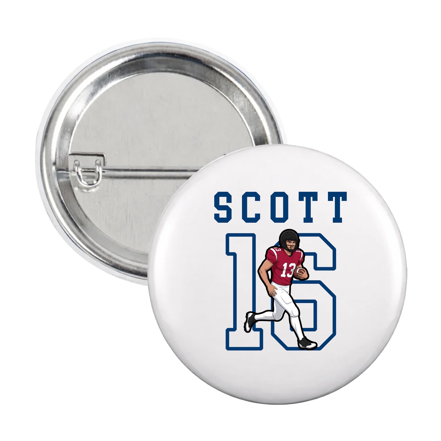 Game Day Button — Shirsey in White
