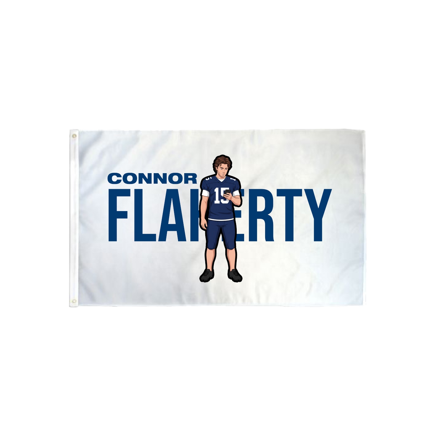 3x5 Flag — Player Name in Classic