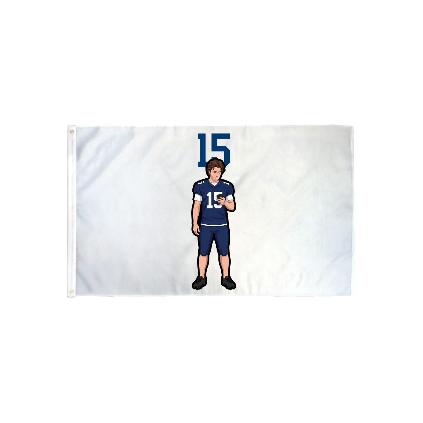 3x5 Flag — Number Top in Classic