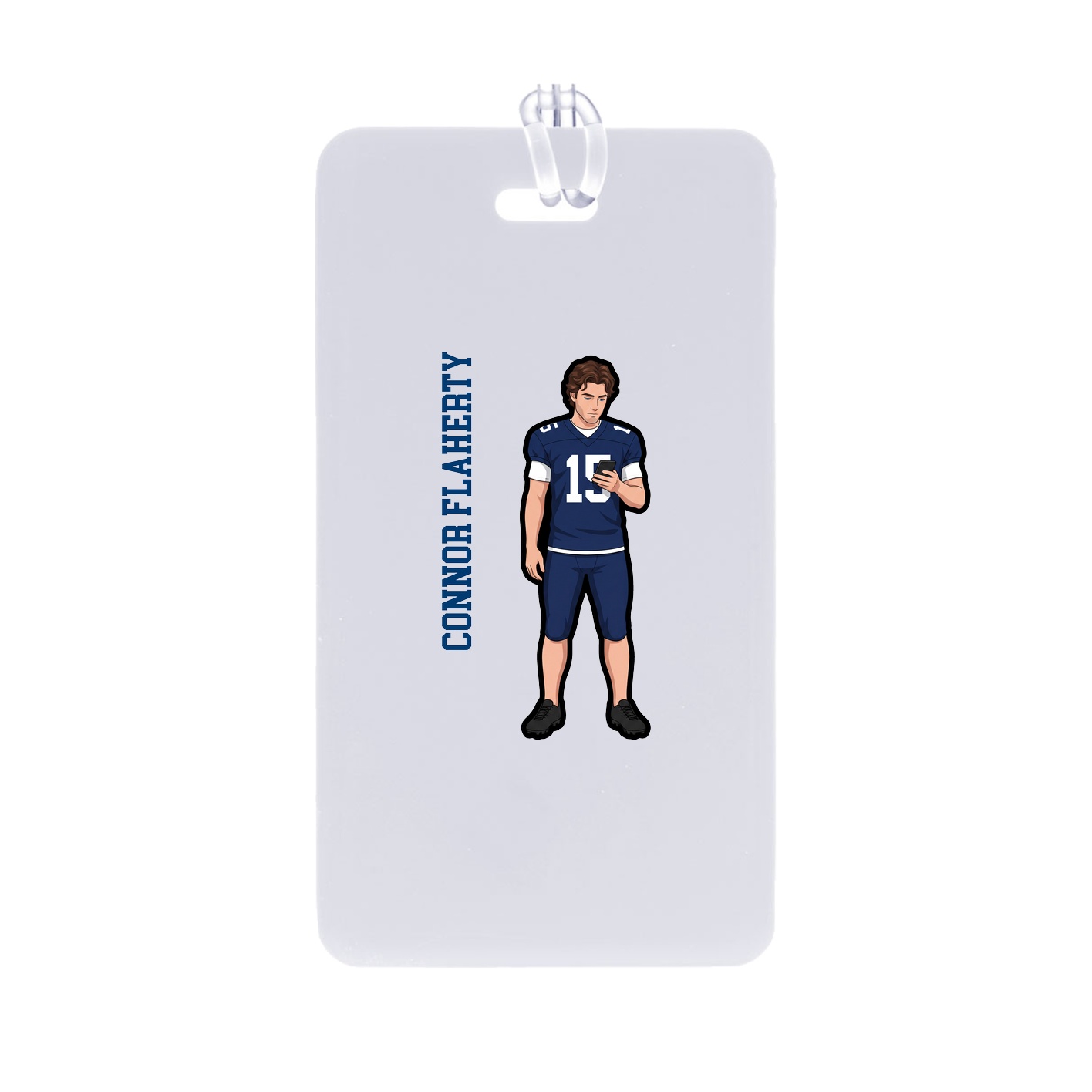 Bag Tag — Name Vertical in Classic