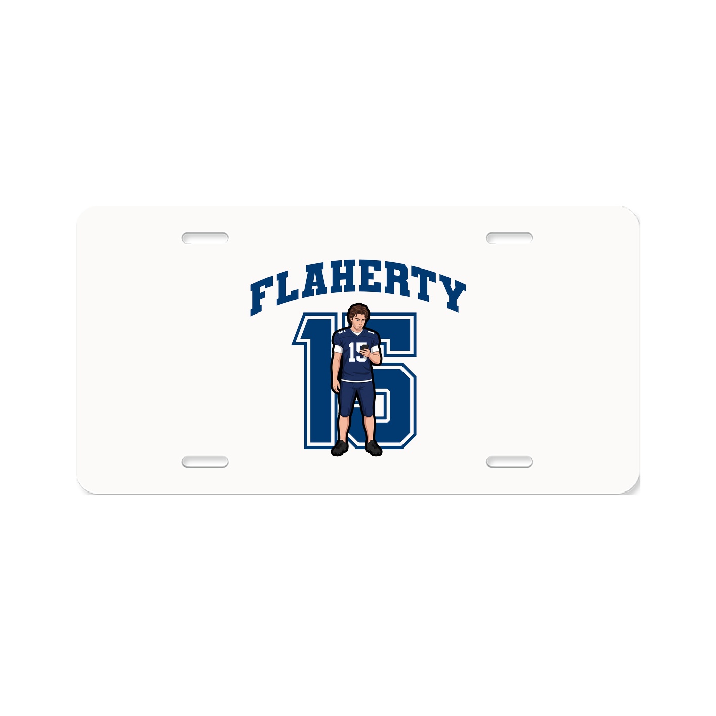 License Plate — Number in Classic