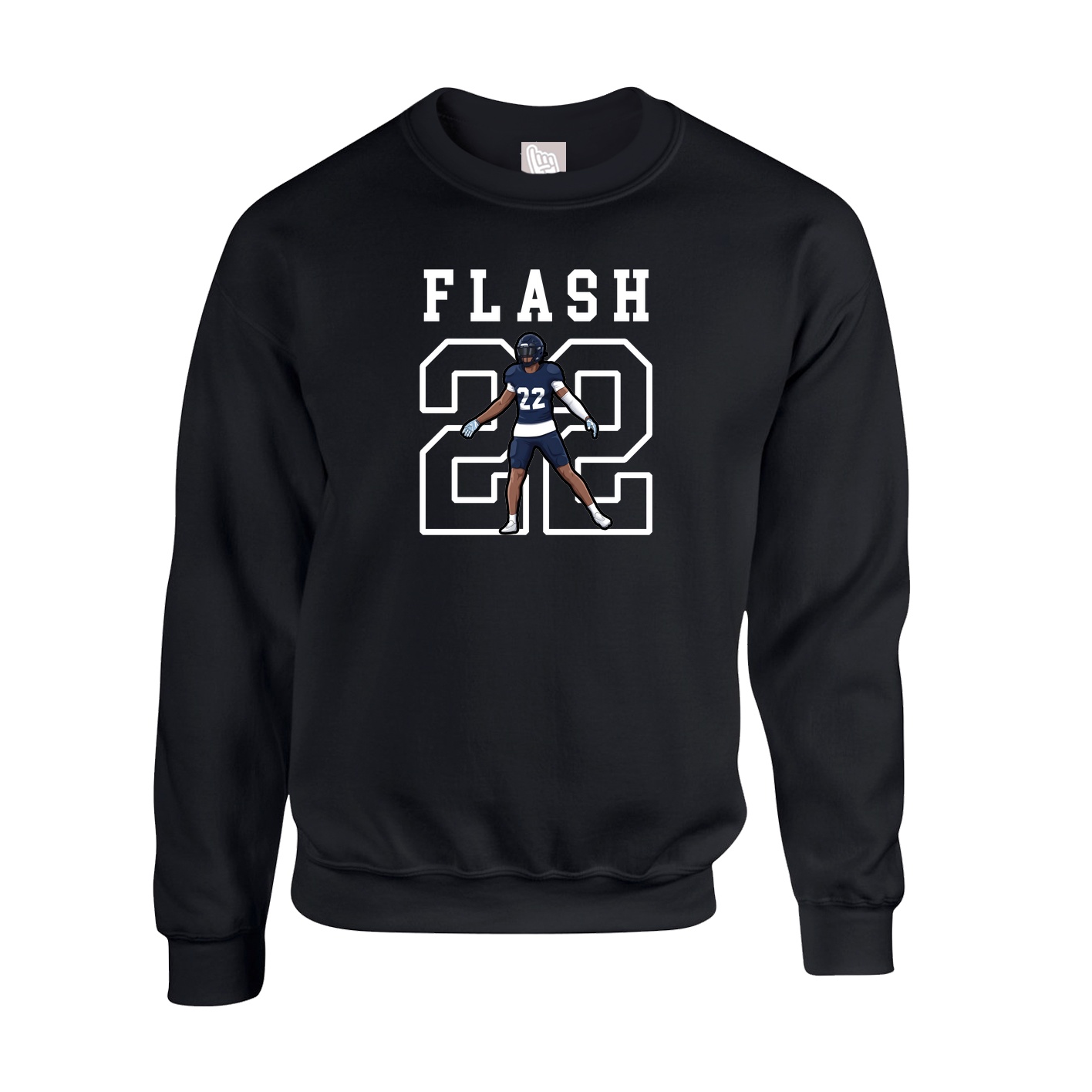 Fleece Crew — Shirsey in Black