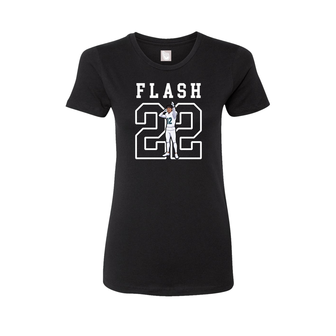 Fitted Women's Tee — Shirsey in Black