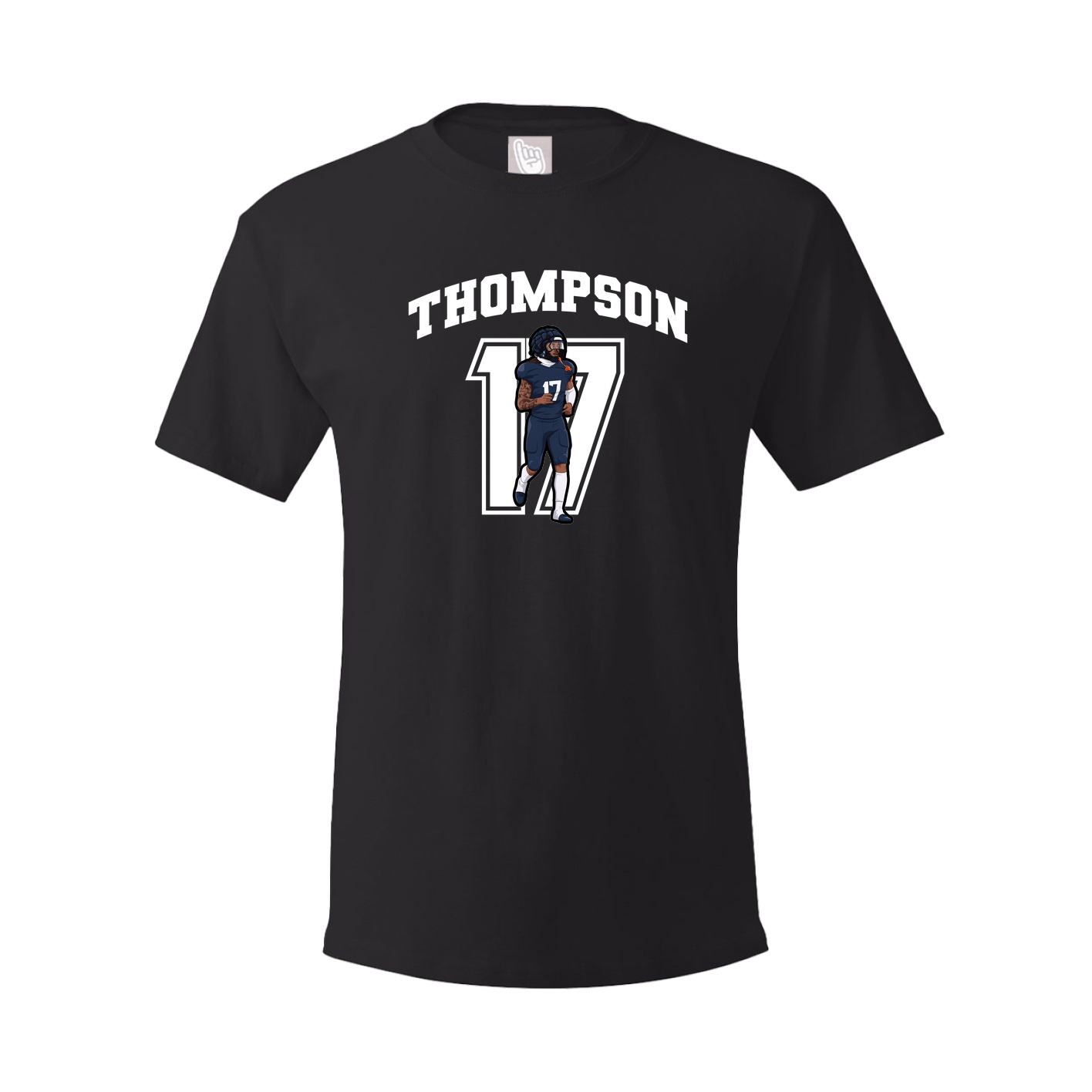 Youth Tee — Number in Black