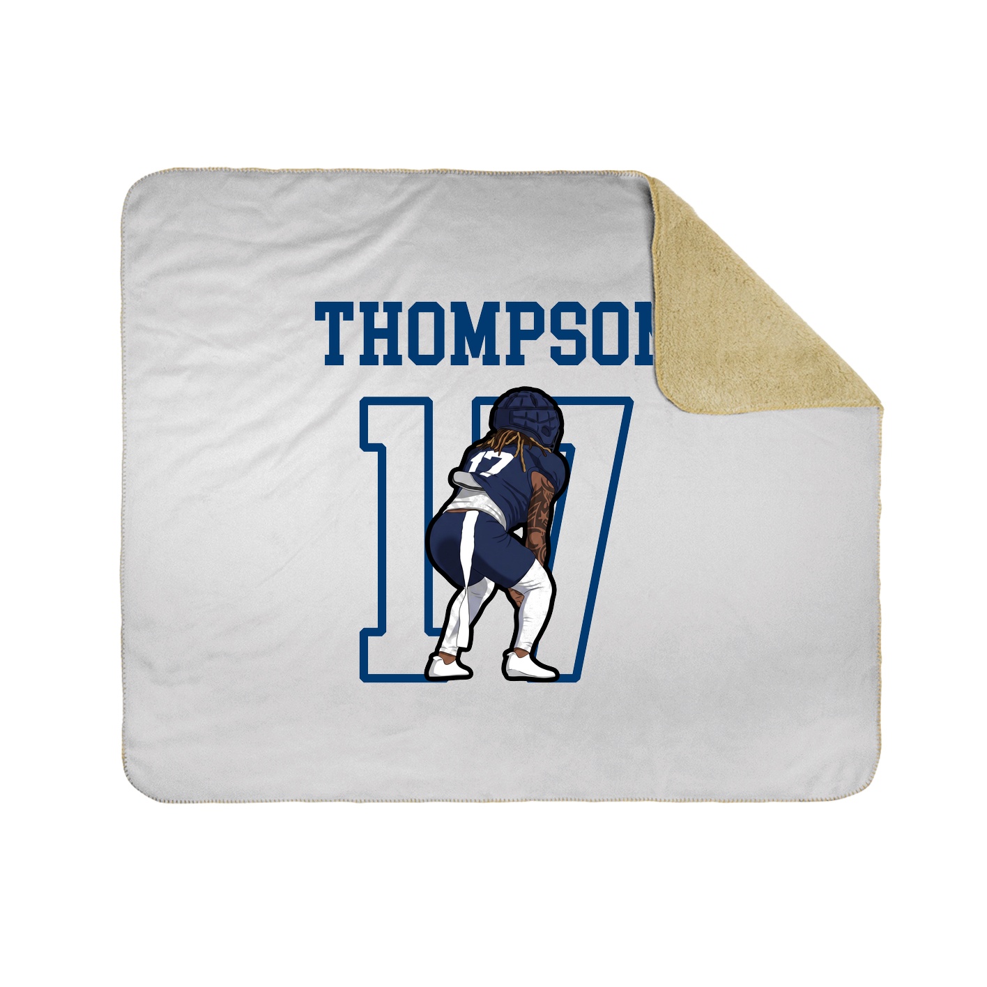 Throw Blanket — Shirsey in White
