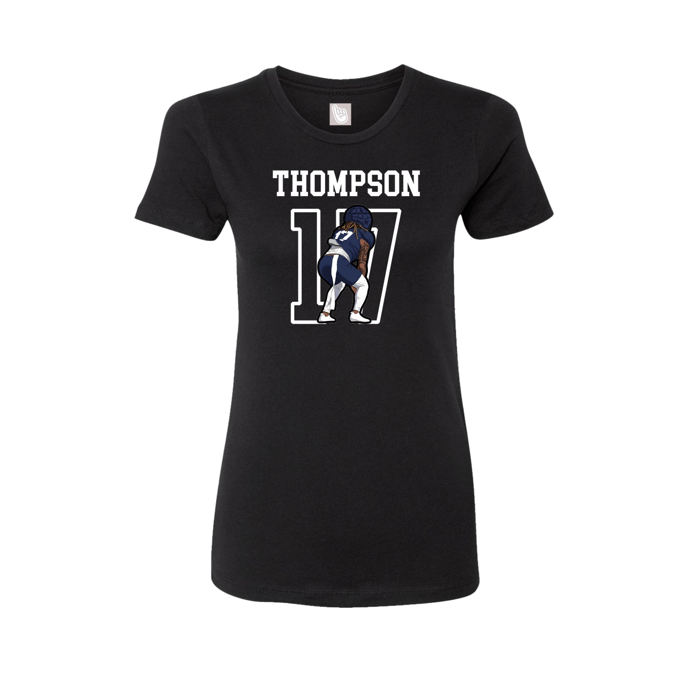 Fitted Women's Tee — Shirsey in Black