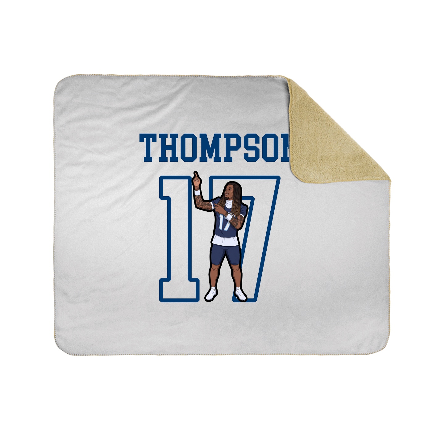 Throw Blanket — Shirsey in White