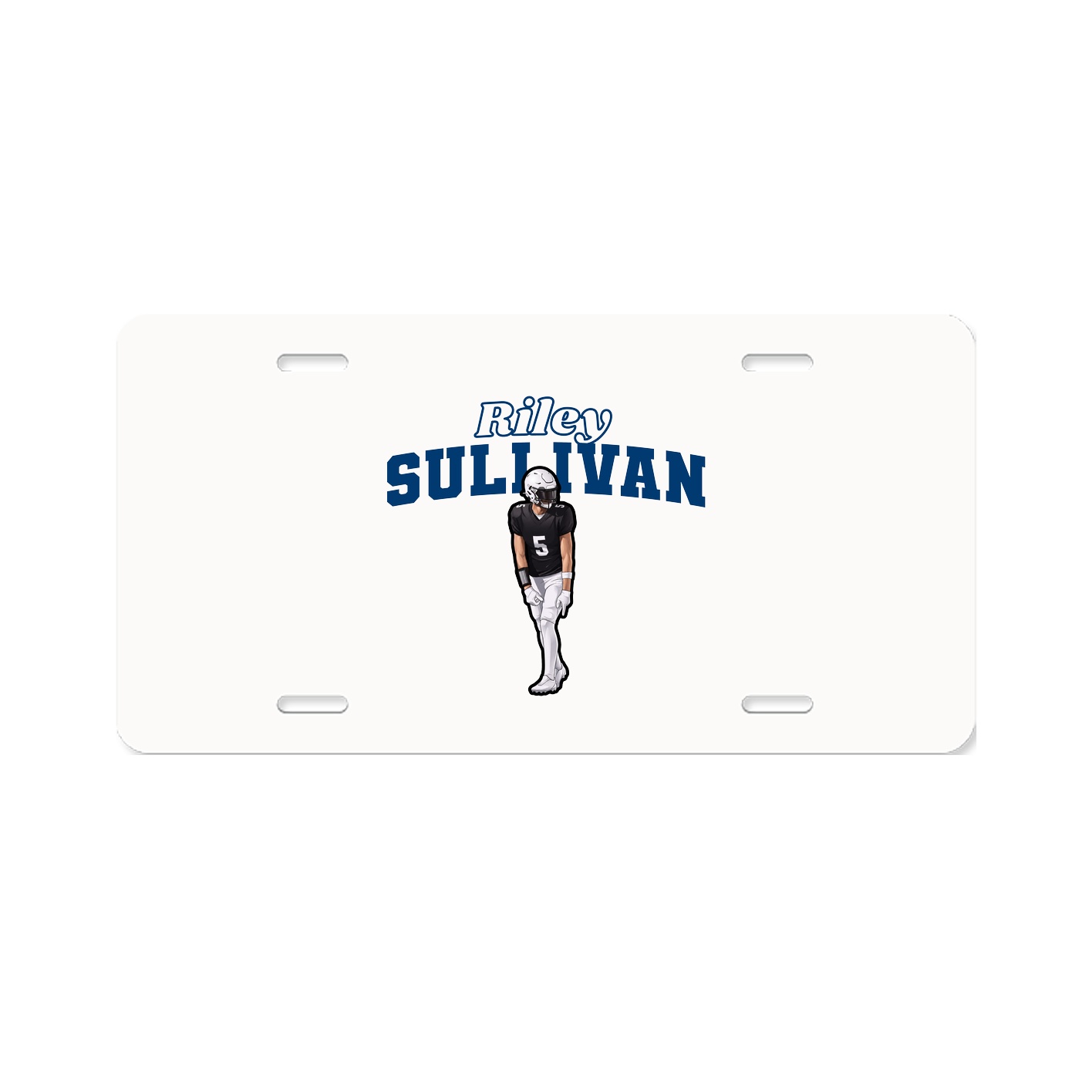 License Plate — Name Arch in Classic