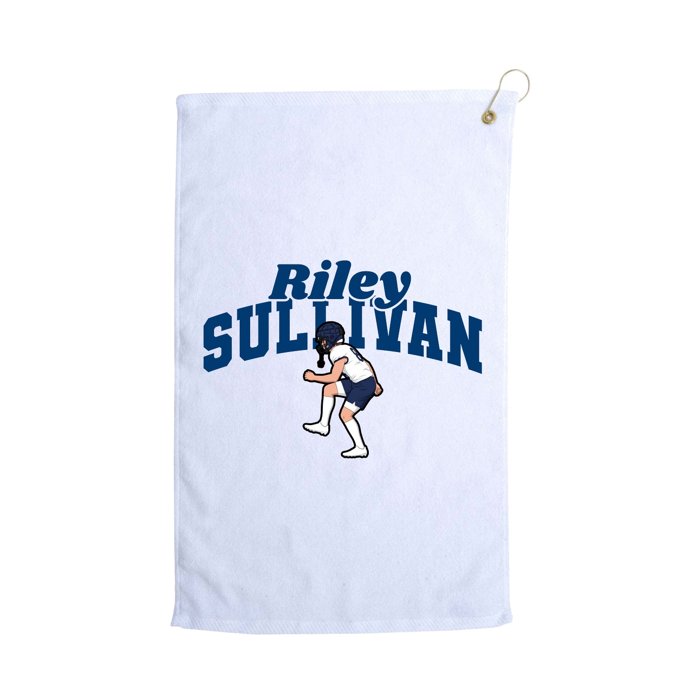 Golf Towel — Signature Arch in White