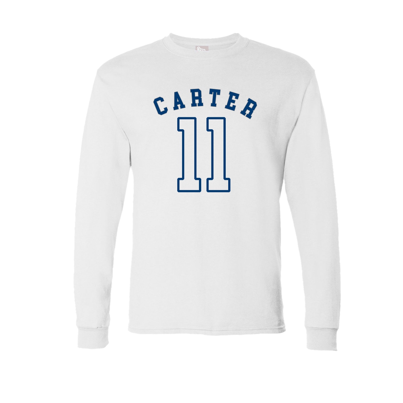 Long Sleeve Tee — Shirsey Arch in White