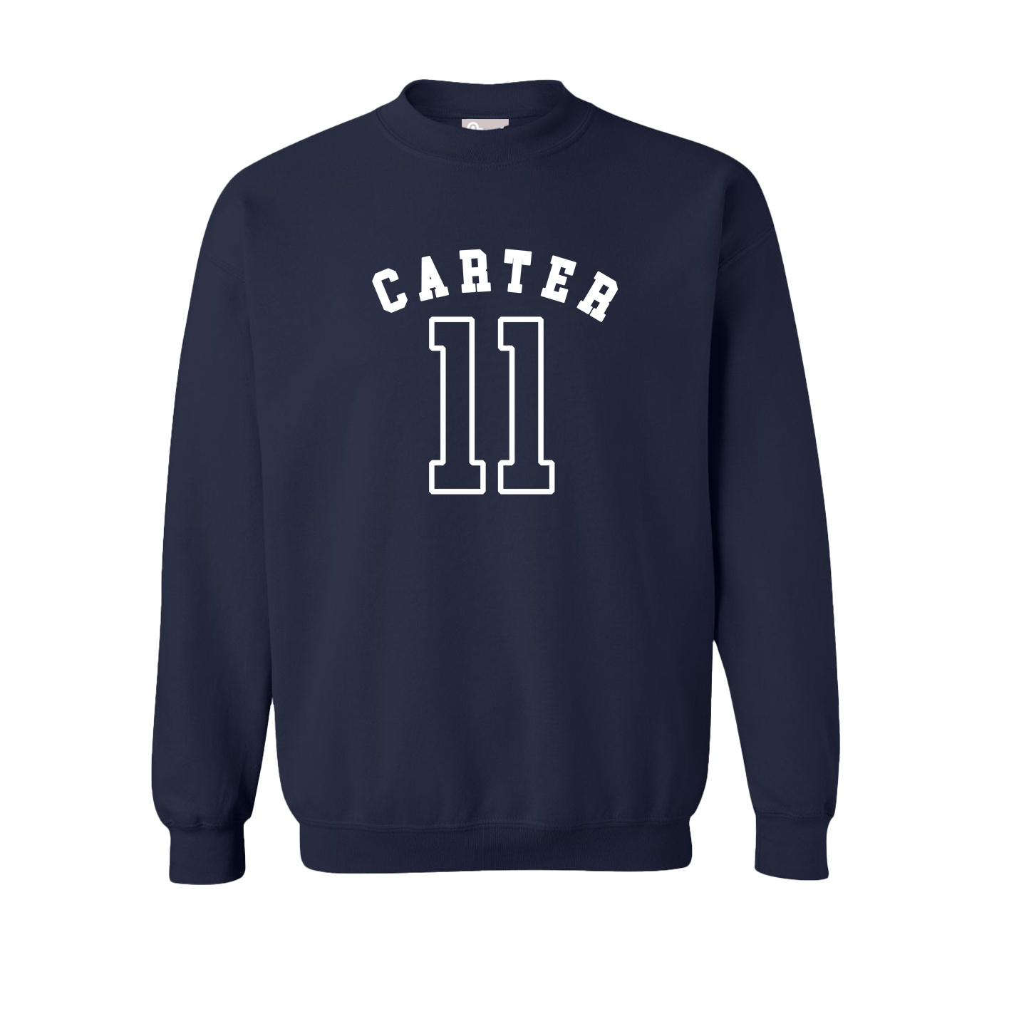 Fleece Crew — Shirsey Arch in Navy