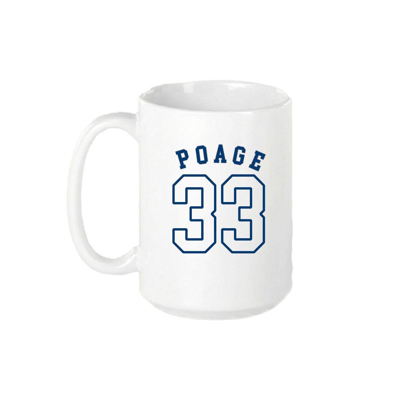15oz Coffee Mug — Shirsey Arch in White