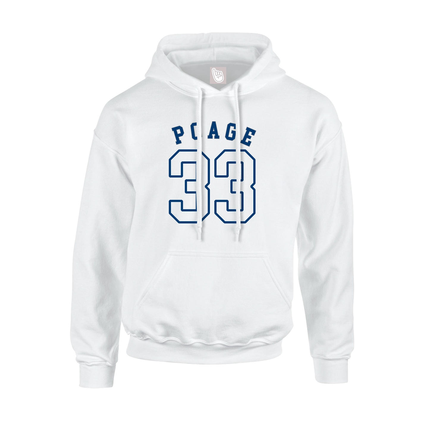 Hoodie — Shirsey Arch in White