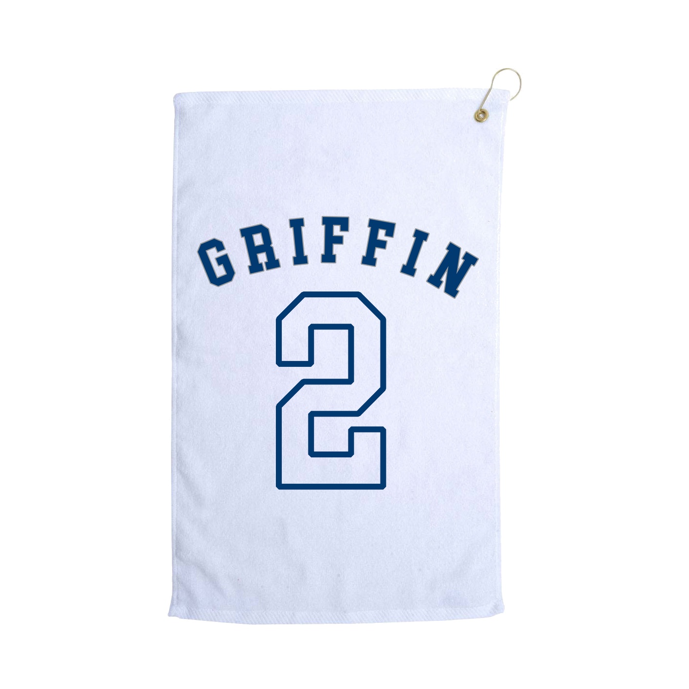 Golf Towel — Shirsey Arch in White