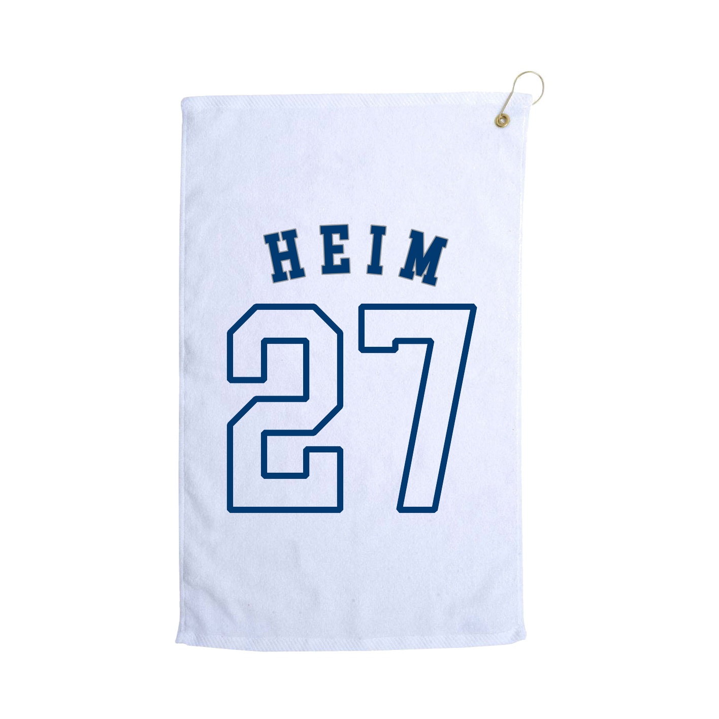 Golf Towel — Shirsey Arch in White