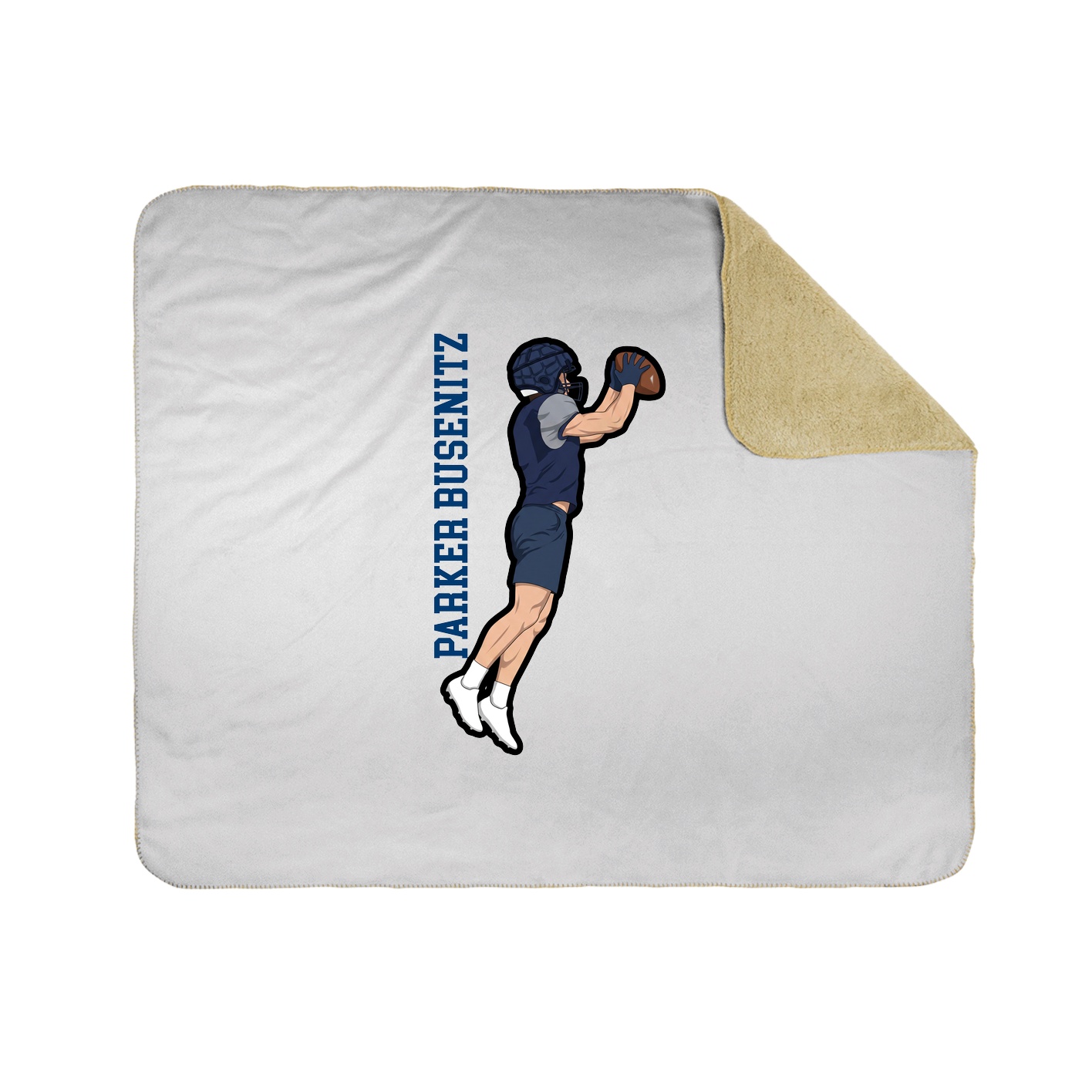 50x60 Sherpa Lined Throw Blanket