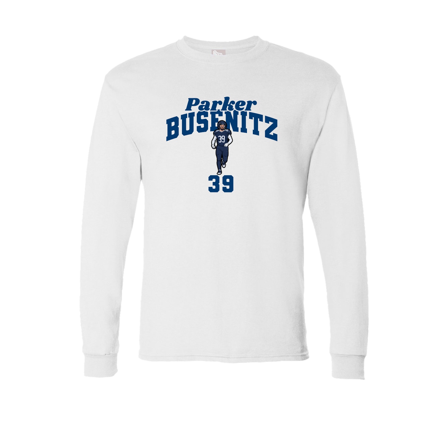 Long Sleeve Tee — Signature Arch in White