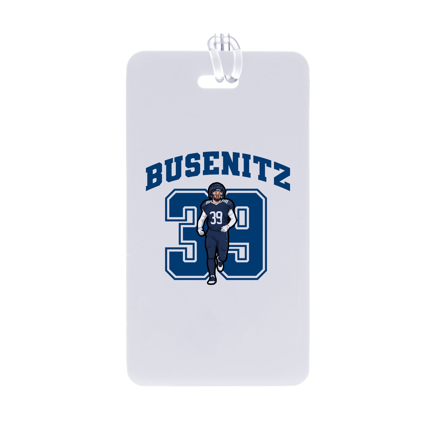 Bag Tag — Number in Classic