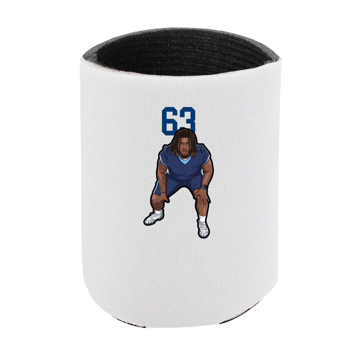 Can Holder — Number Top in White