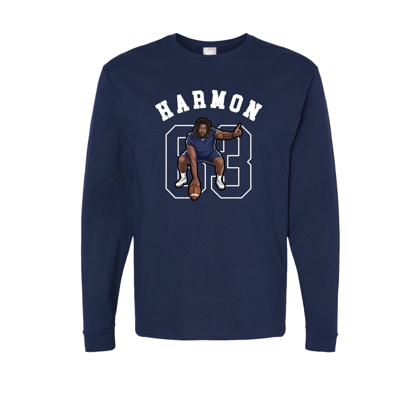 Long Sleeve Tee — Shirsey Arch in Navy