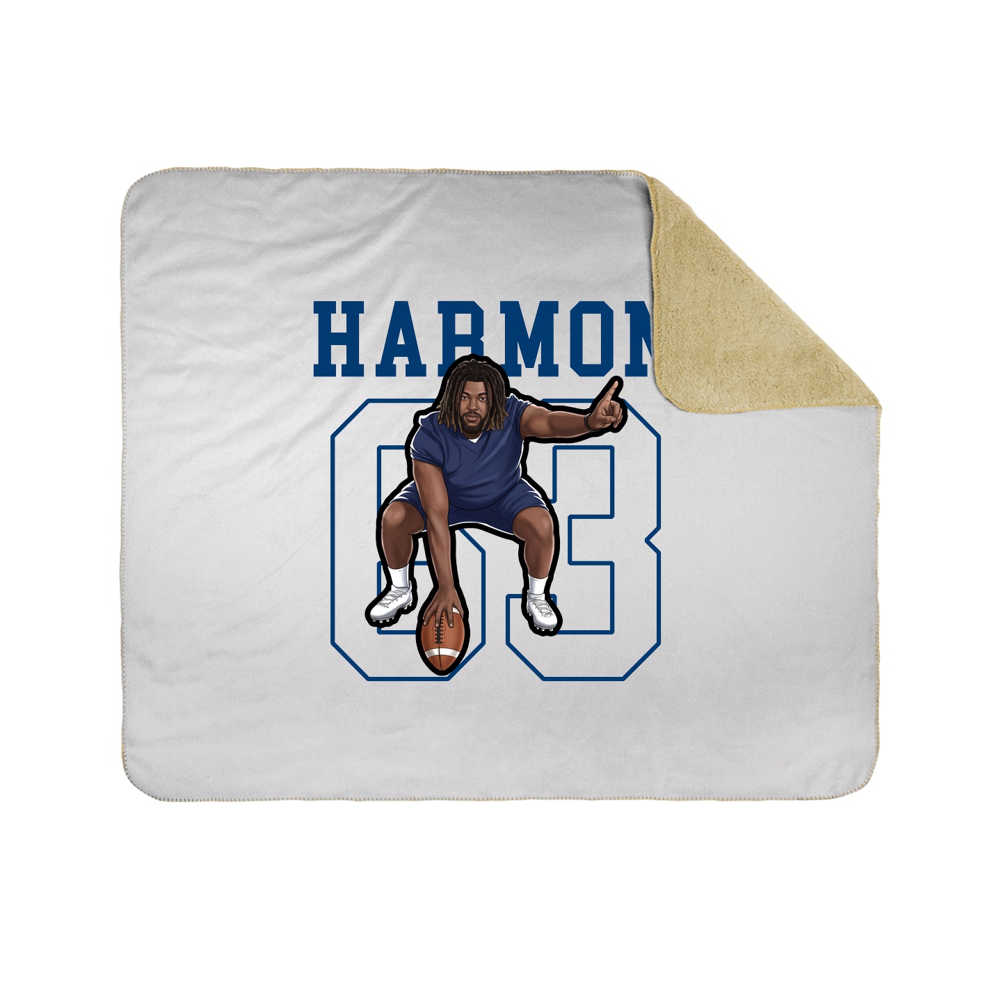Throw Blanket — Shirsey in White
