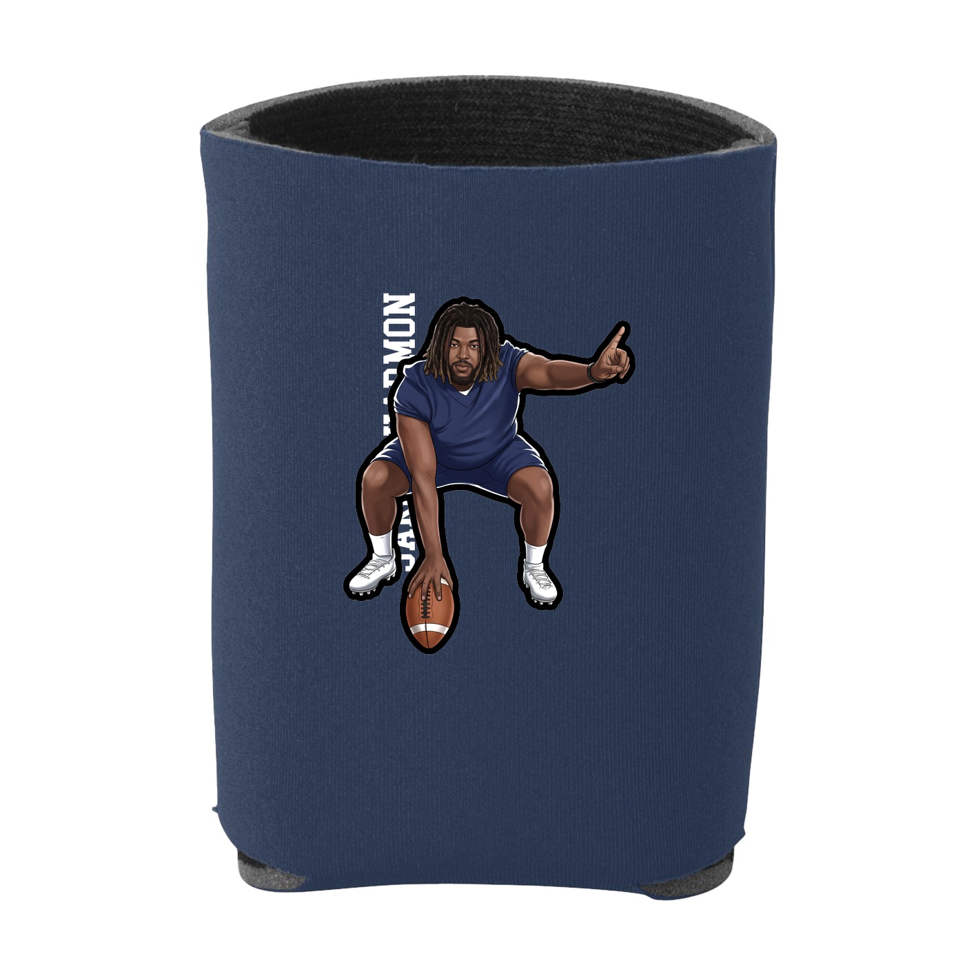 Can Holder — Name Vertical in Navy