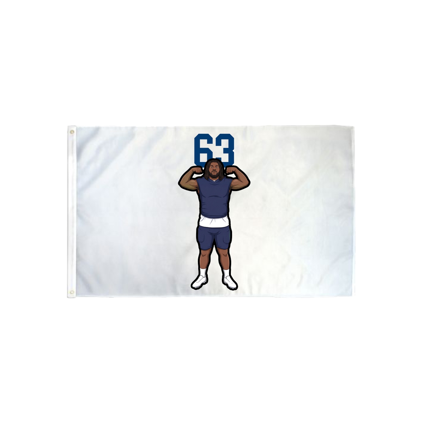 3x5 Flag — Number Top in Classic