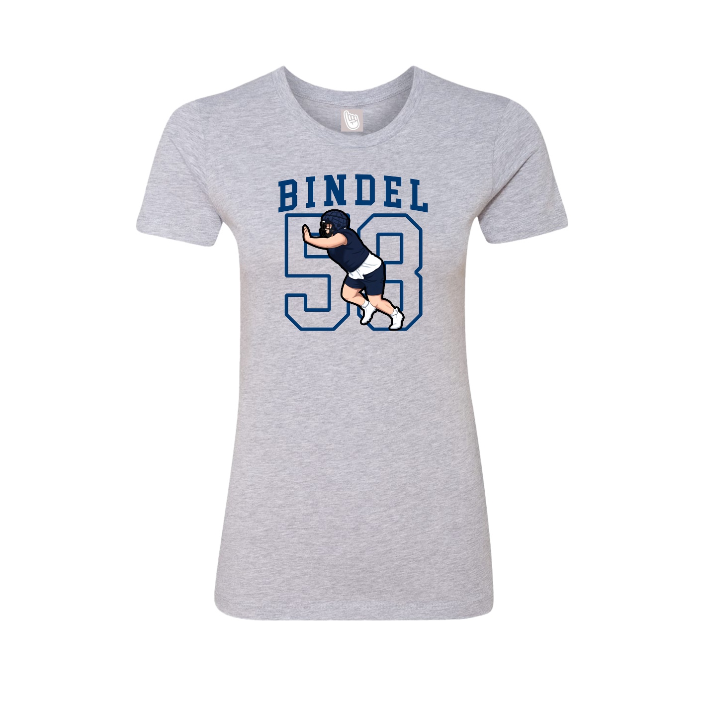 Fitted Women's Tee — Shirsey in Grey