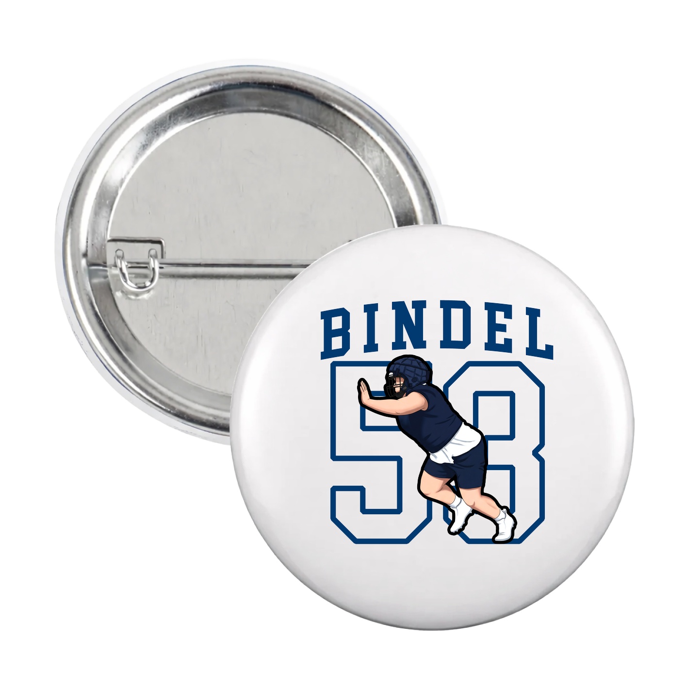 Game Day Button — Shirsey in White