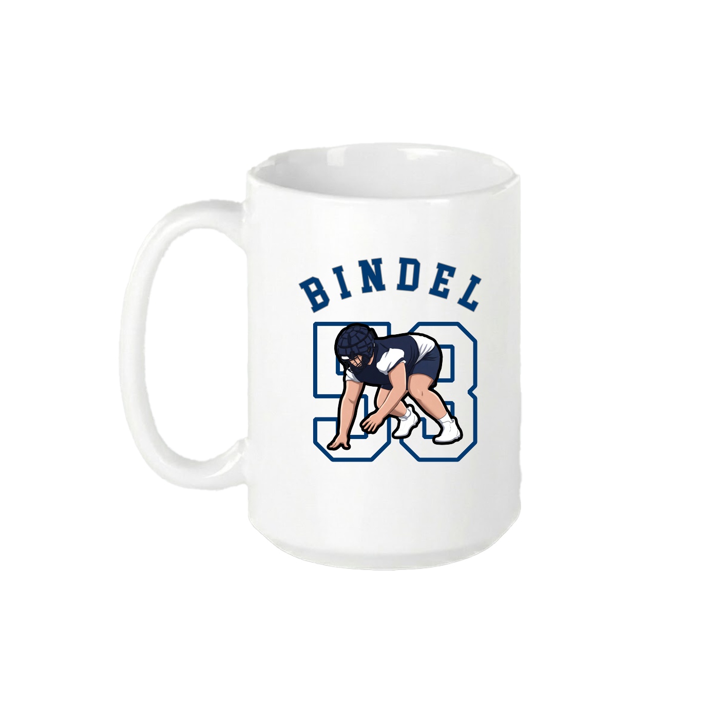 15oz Coffee Mug — Shirsey Arch in White