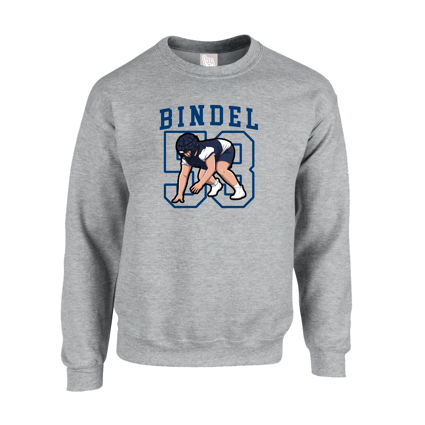 Fleece Crew — Shirsey in Grey