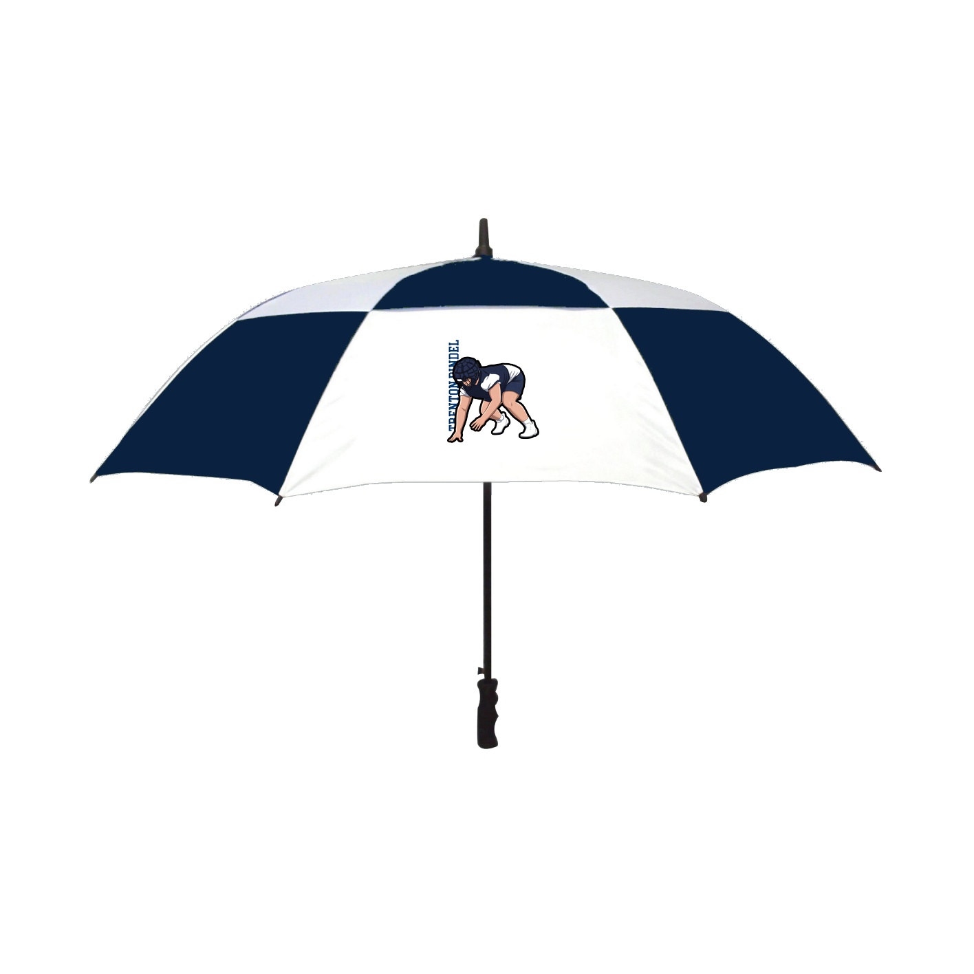 Golf Umbrella — Name Vertical in Navy