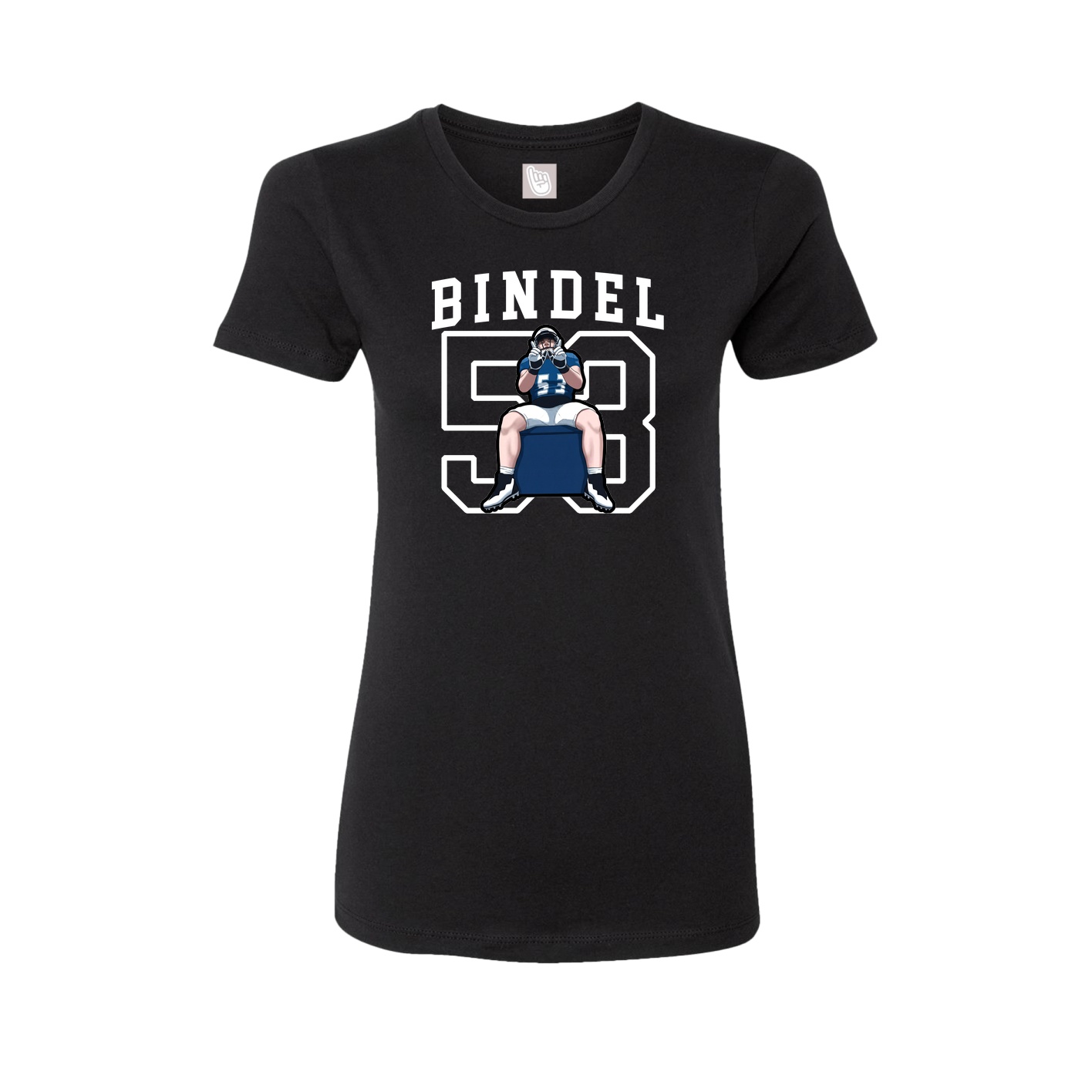 Fitted Women's Tee — Shirsey in Black