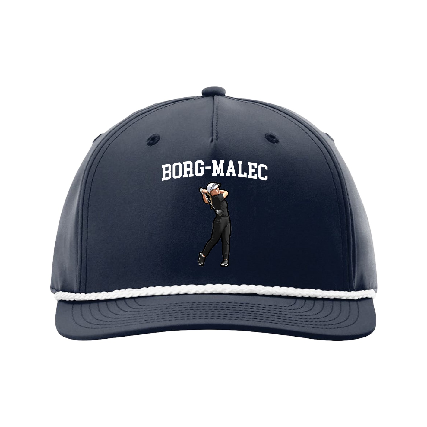 Five-Panel Classic Rope Cap — Shirsey in Navy