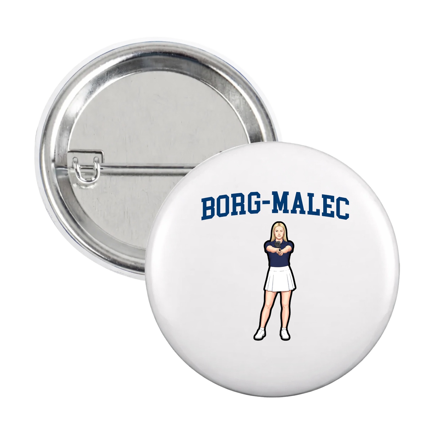 Game Day Button — Shirsey in White