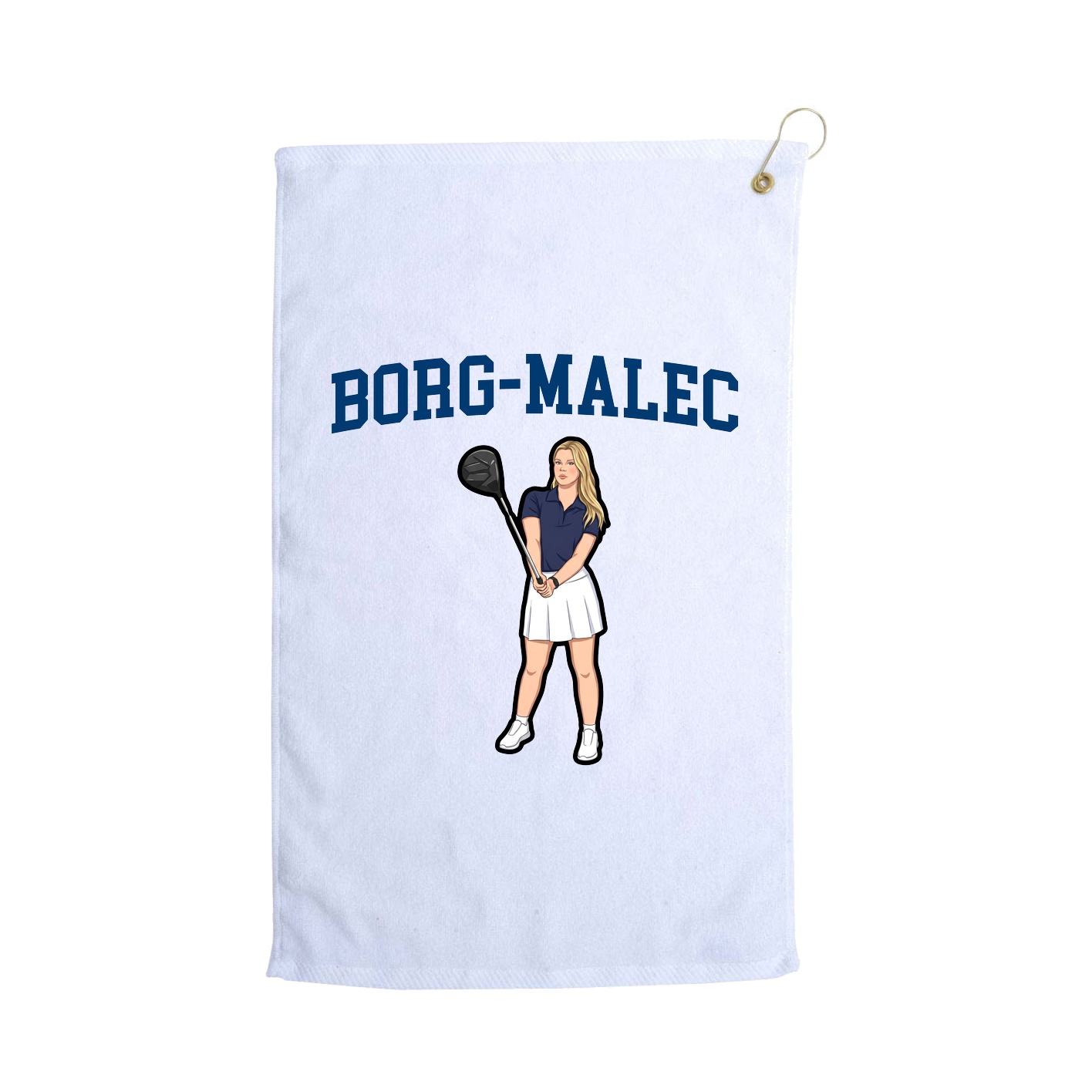 Golf Towel — Shirsey in White